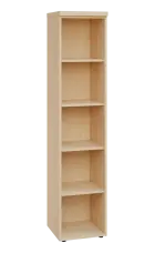 SIN 5 - 4N kancelářská skříň, nika, 1820x400x400, bříza světlá